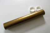 Custom parchment scroll in navy and aged gold, 8x19 inches paper, personalized with your own words, handmade