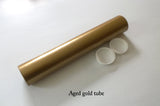 Aged gold storage tube