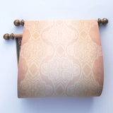 Blank Scroll for Handwriting with Red, Green and Aged Gold Accents, 8x20" Parchment Paper