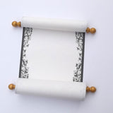 Decorative scroll with black border