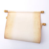 Large custom printed scroll, 12x20" vintage style parchment paper, handmade in the USA