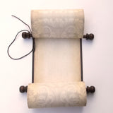 2pcs blank parchment scrolls, Regency style, 7.5 x 20 inches paper