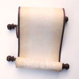 2pcs blank parchment scrolls, Regency style, 7.5 x 20 inches paper