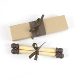 Gothic themed destination wedding invitation scrolls, optional boxes