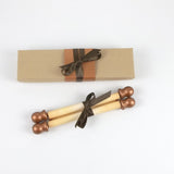 Elegant damask wedding invitation scrolls, vintage Victorian style, bronze and brown, optional boxes