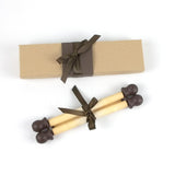 Floral Regency style wedding invitation scroll, formal invitation, optional box