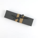Custom printed scroll, 5x13 white paper, with optional gift box