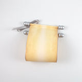 Blank scroll with silver accents, boxed - 5 inches wide paper