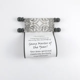 Customized Message Scroll, Regency Style, 5x12" paper, optional gift box