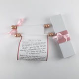 Custom printed scroll, 5x13 white paper, with optional gift box