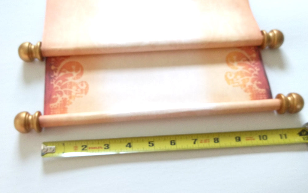 Wide Scroll Large custom printed scroll, 11x32