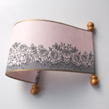 Blank mini scroll set on pink paper, for love letter, prom invitation, greeting, birthday gift, 3.5" wide paper, optional pillow box (Copy)