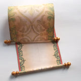 Blank Santa scroll, 8x20" paper, Regency Xmas