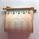Santa's List of Naughty or Nice scroll, 132 names , 8x19" paper