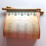 Santa's List of Naughty or Nice scroll, 132 names , 8x19" paper