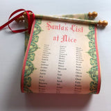Regency Christmas Santa List scroll with up to 150 custom names