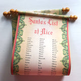 Regency Christmas Santa List scroll with up to 150 custom names