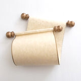 Blank mini paper scroll set, for love letter, prom invitation, greeting, birthday gift, 3.5" wide paper, optional pillow box