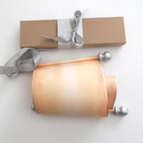 Blank scroll with silver accents, boxed - 5 inches wide paper, handmade
