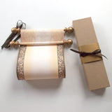 decorative scroll kit with  gift box